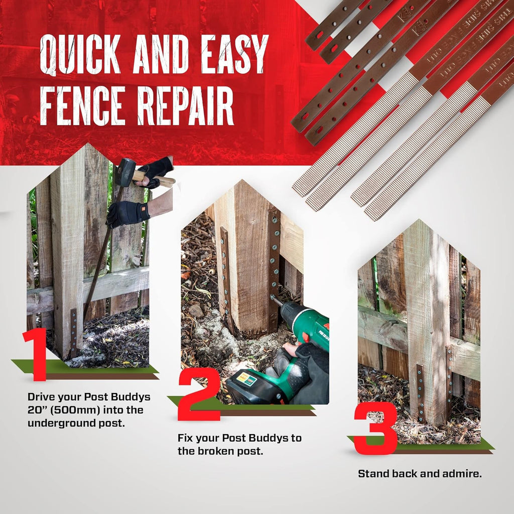 Pack of 4 Wood Post Repair Z28323
