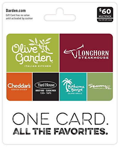 $60 Multi-Pack Gift Cards U943