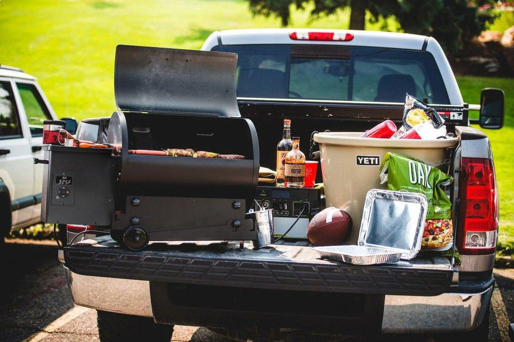 Black Wood Pellet Grill and Smoker S9292