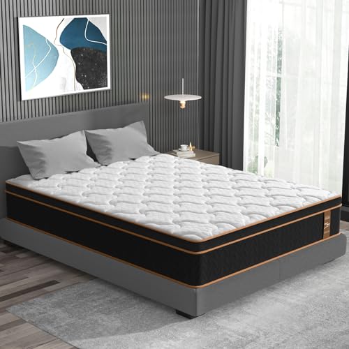 12 Inch Hybrid Innerspring Mattress with Gel Memory Foam V501