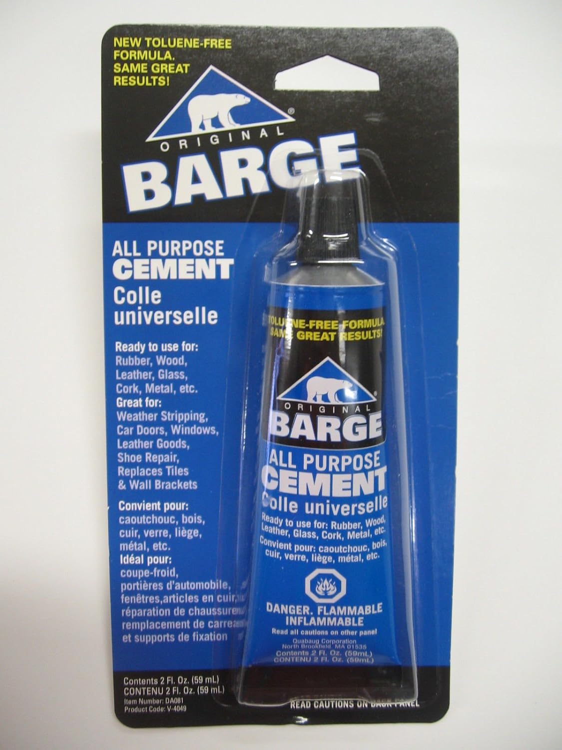 Barge All Purpose Cement Leather Glue 2 oz Tube N613