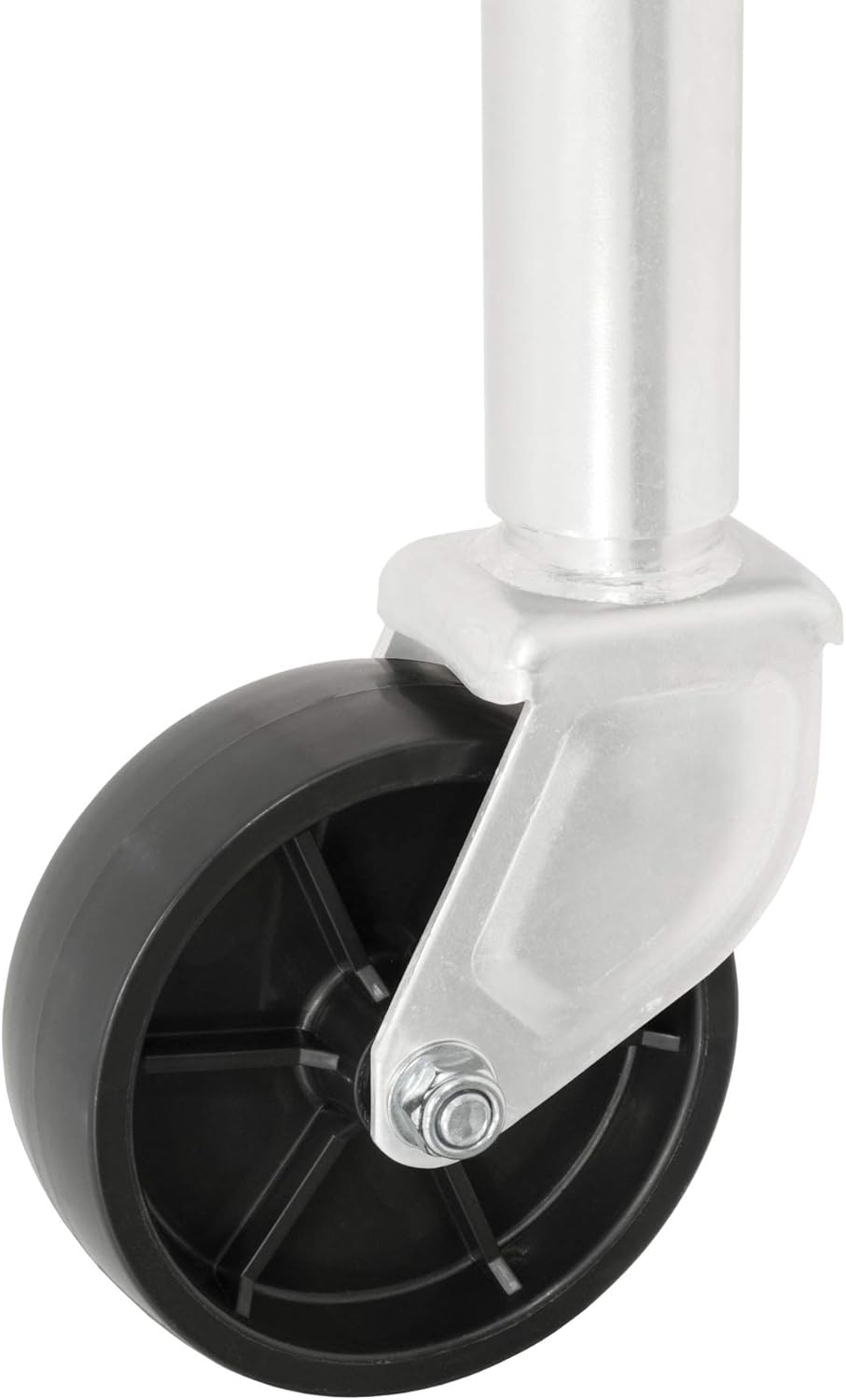6-Inch Black Plastic Boat Trailer Jack Wheel O949