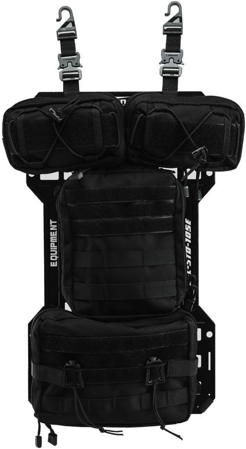 Tactical Rigid MOLLE Insert Panel with 4 Organizer Storage Bag B172264