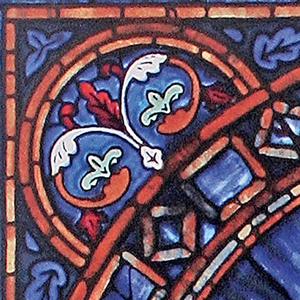 Stained Glass Panel Window Hangings, 10.50" x 10.50", Full Color H779411