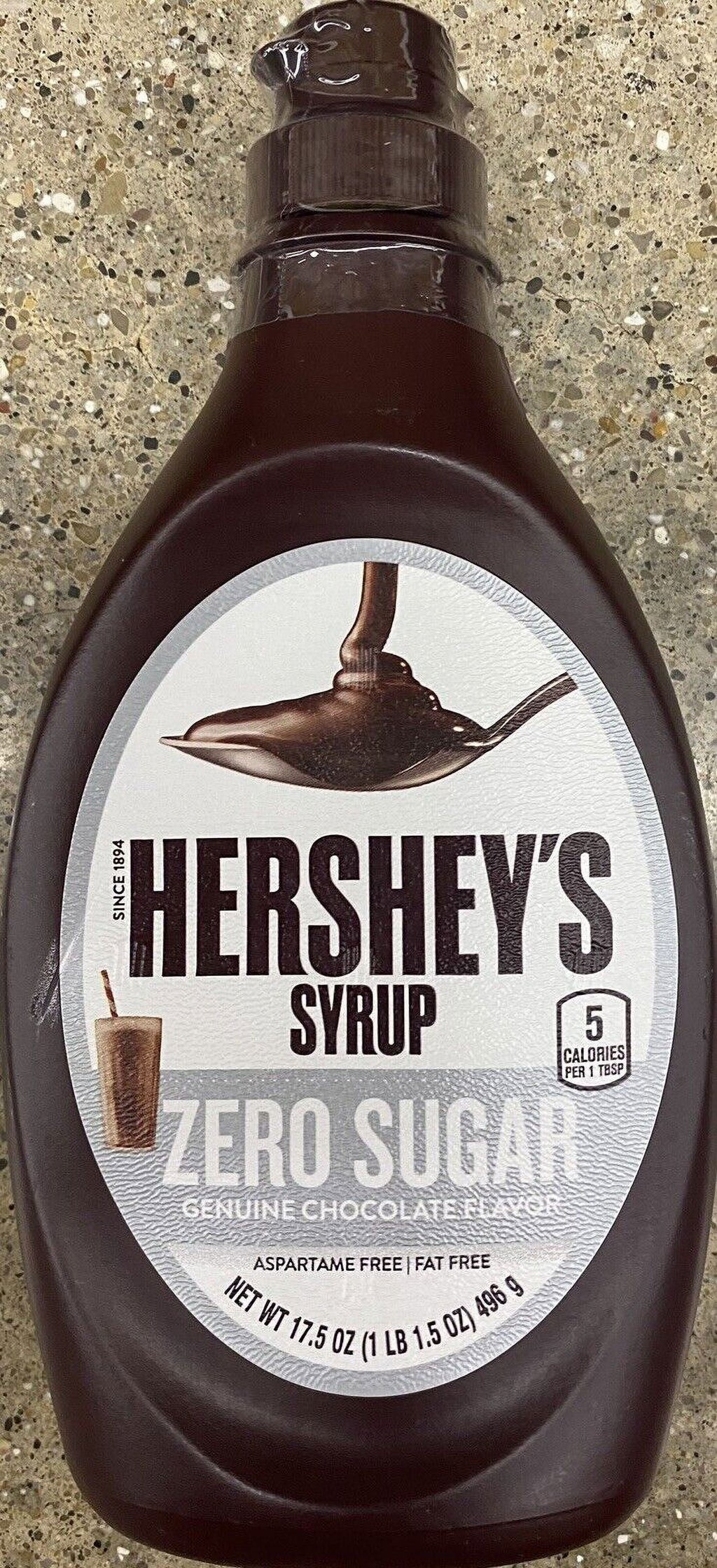 2 PACK 17.5 Oz Zero Sugar Chocolate Flavor Syrup Q5090