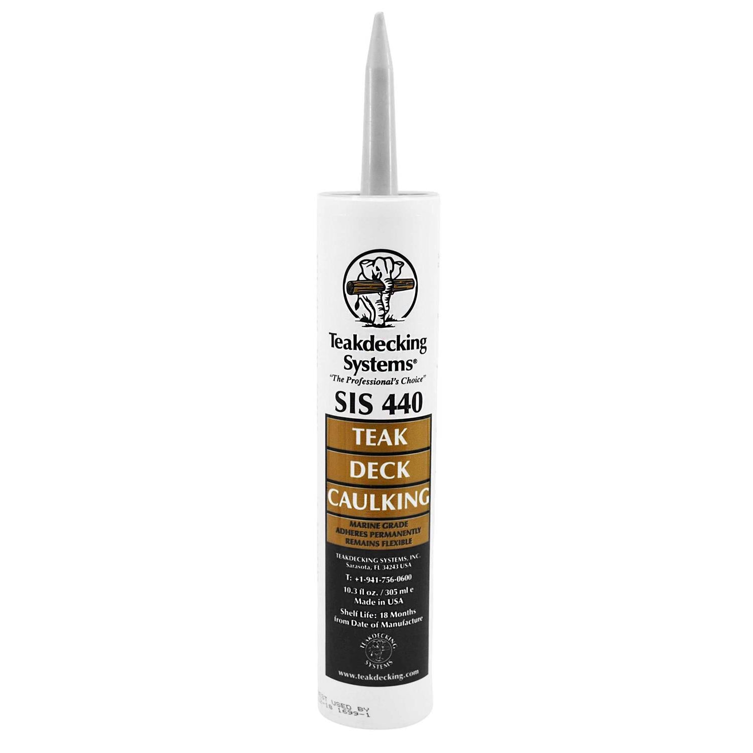 Gray 10.3 oz. Teak Deck Caulking B32989