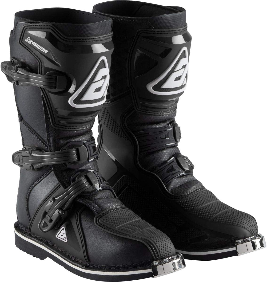 Youth 1 Black Motocross Boots N344