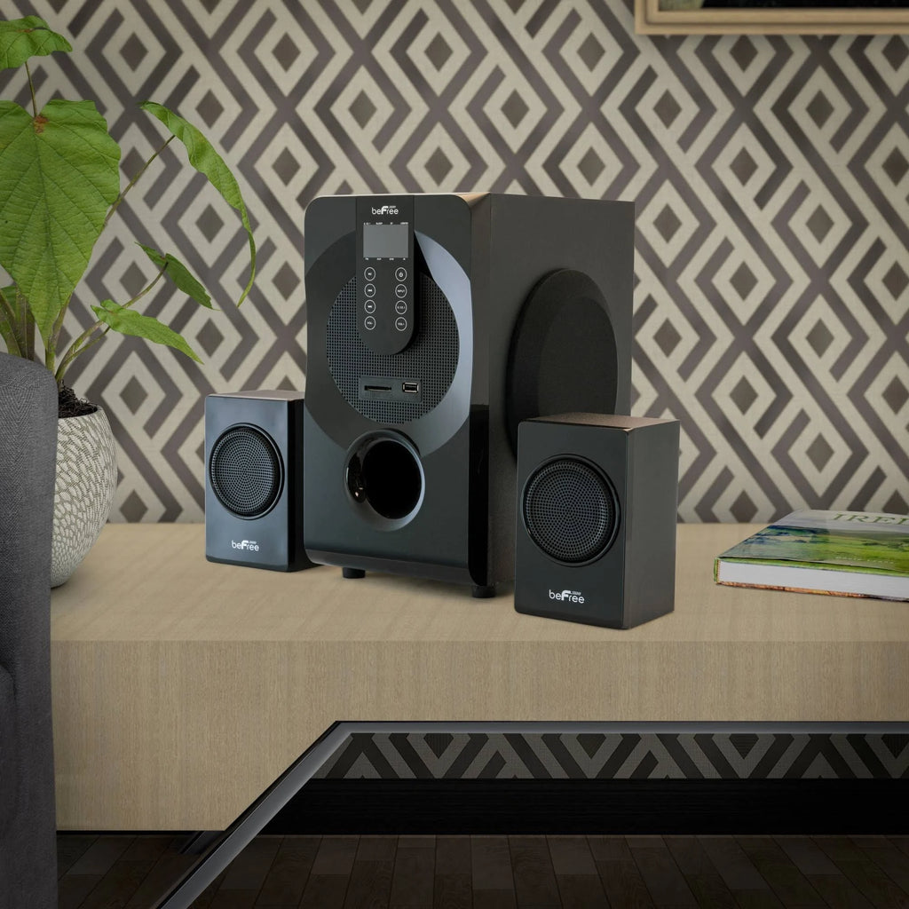 Black 5.1 Channel Bluetooth Surround Sound Speaker System T330