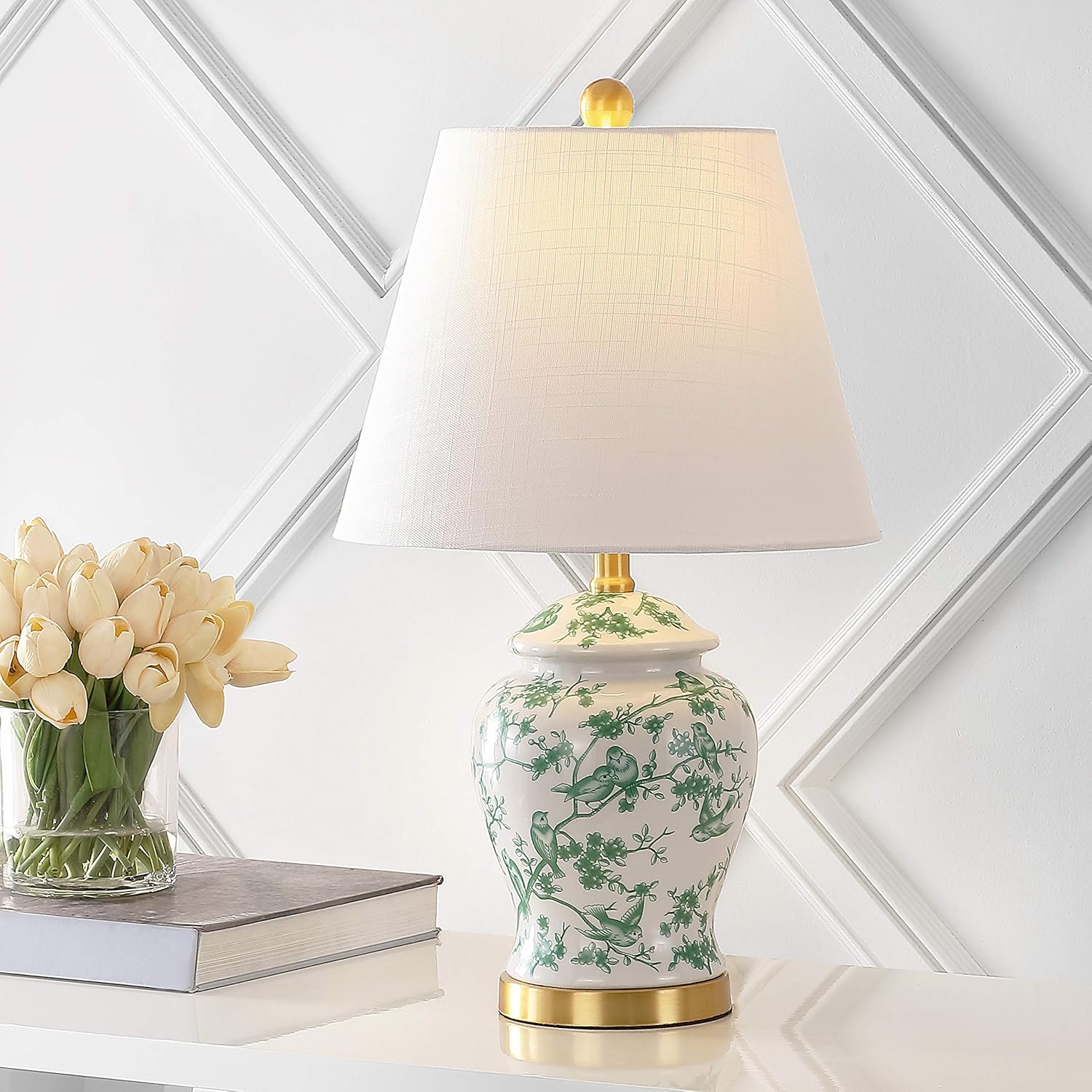 Blue/White Chinoiserie LED Table Lamp F54636
