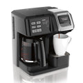 Black & Silver Single-Serve Coffee Maker Q49044