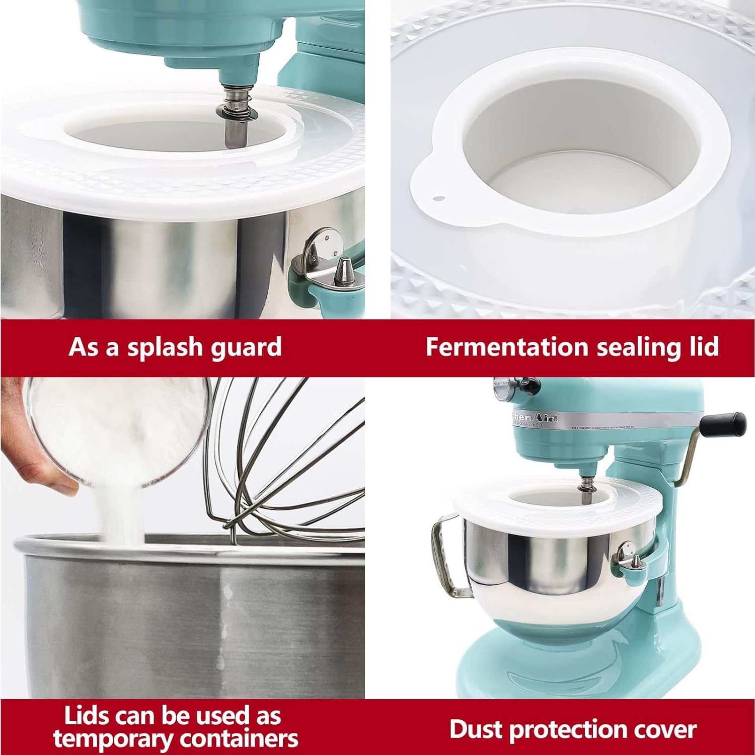 Mixer Bowl Covers for KitchenAid Stand Mixer 6-7 Quart Bowl-Lift Y85633
