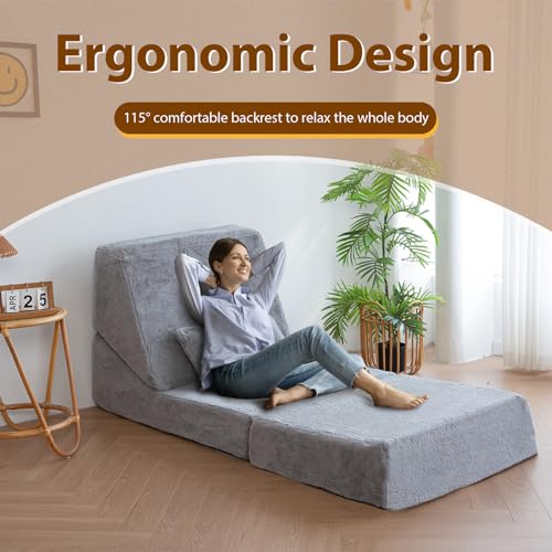 3-in-1 Folding Sofa Bed with Pillow R881