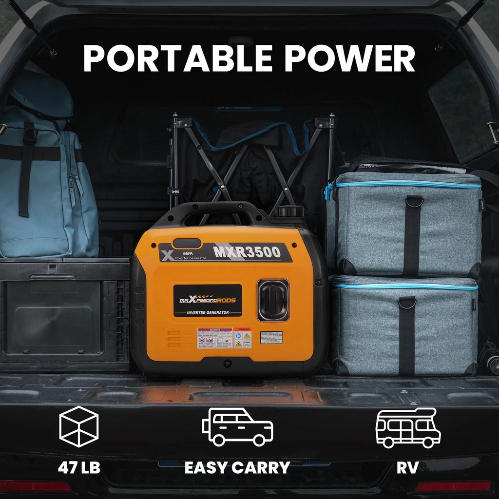 3500W Ultralight Electric Start Portable Inverter Generator M307645