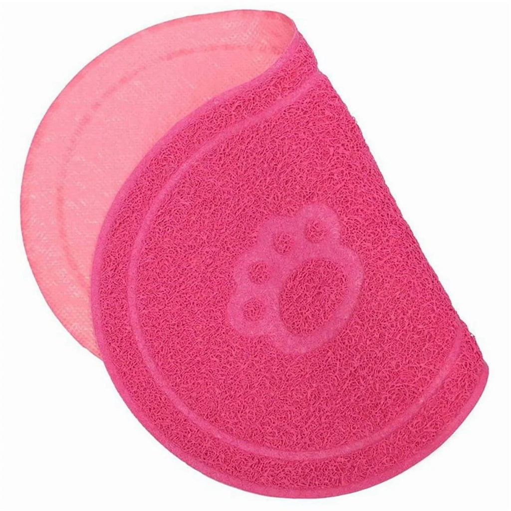 Rose Red Waterproof Non-Slip Pet Feeding Mat Y557