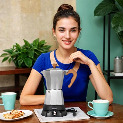 6 or 3cup Electric Espresso Coffee Maker L55732