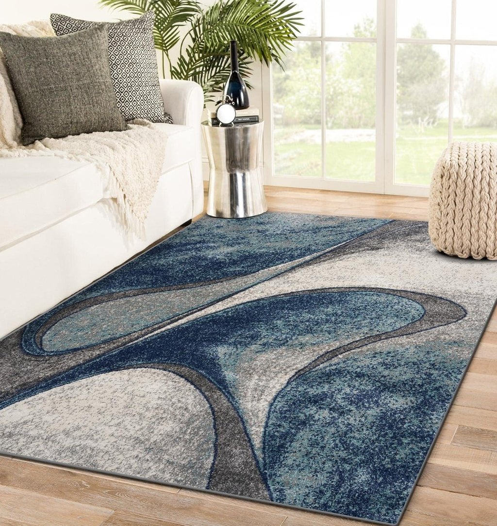 Blue 8x10 Area Rug X1040