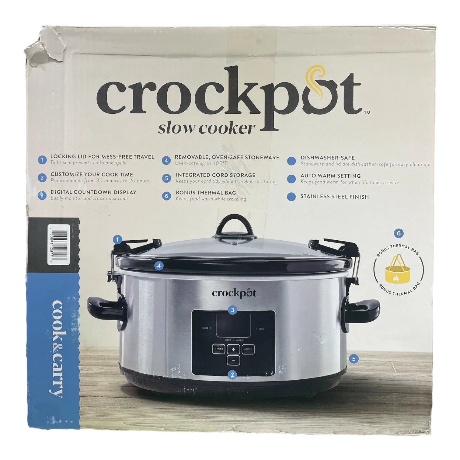 7 Quart Programmable Slow Cooker P754
