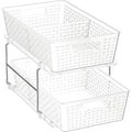 2 Tier Pull-Out Sliding Drawer Under-Sink Storage Organizer Tray S138