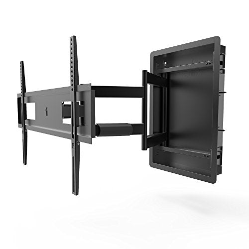 Black Recessed In-Wall Full Motion Articulating TV Mount for 32-inch to 55-inch TVs M352036