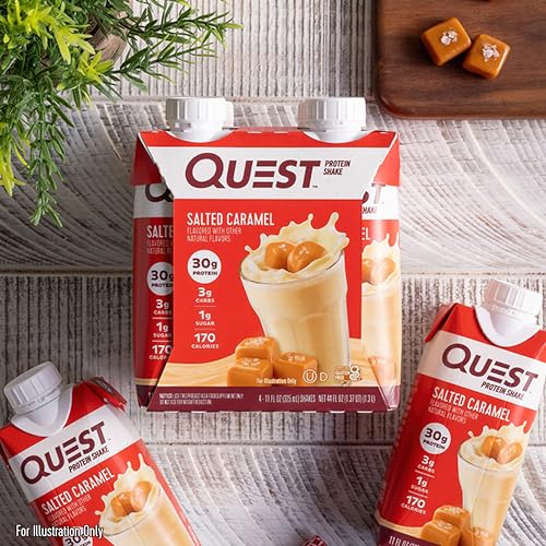 11 fl.oz 4 Count (Pack of 3) Salted Caramel Protein Shake U780