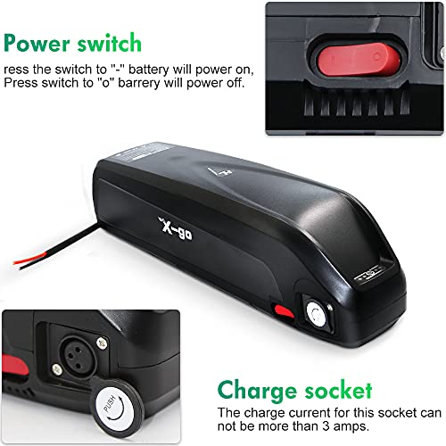 36V 13AH Lithium Ebike Battery Pack with Charger and BMS P4320