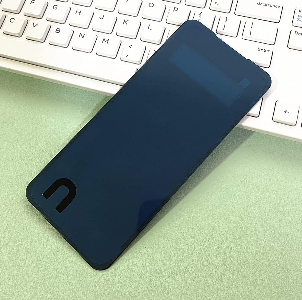 Black Front Glass Replacement with Pre-Installed Tape Parts Back Glass for LG V60 ThinQ Dual Screen H58219