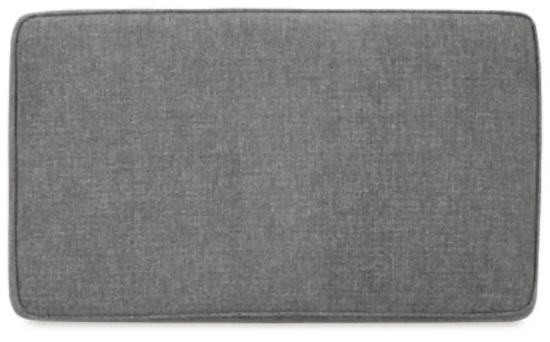 Chenille Smoke Ottoman H5352