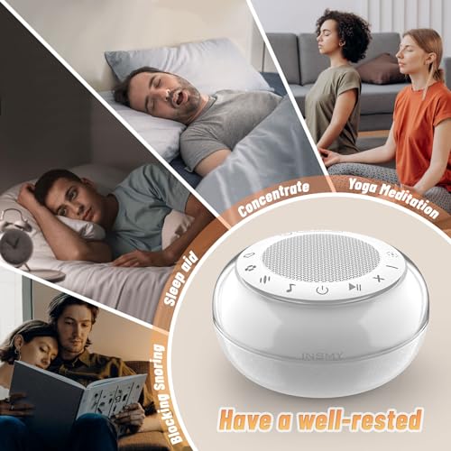 White Noise Machine with 35 Soothing Sounds and Nightlight S7606
