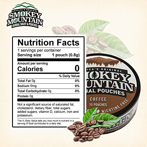 Nicotine-Free Tobacco-Free 5 Cans 15 Energy Pouches Per Can W412062