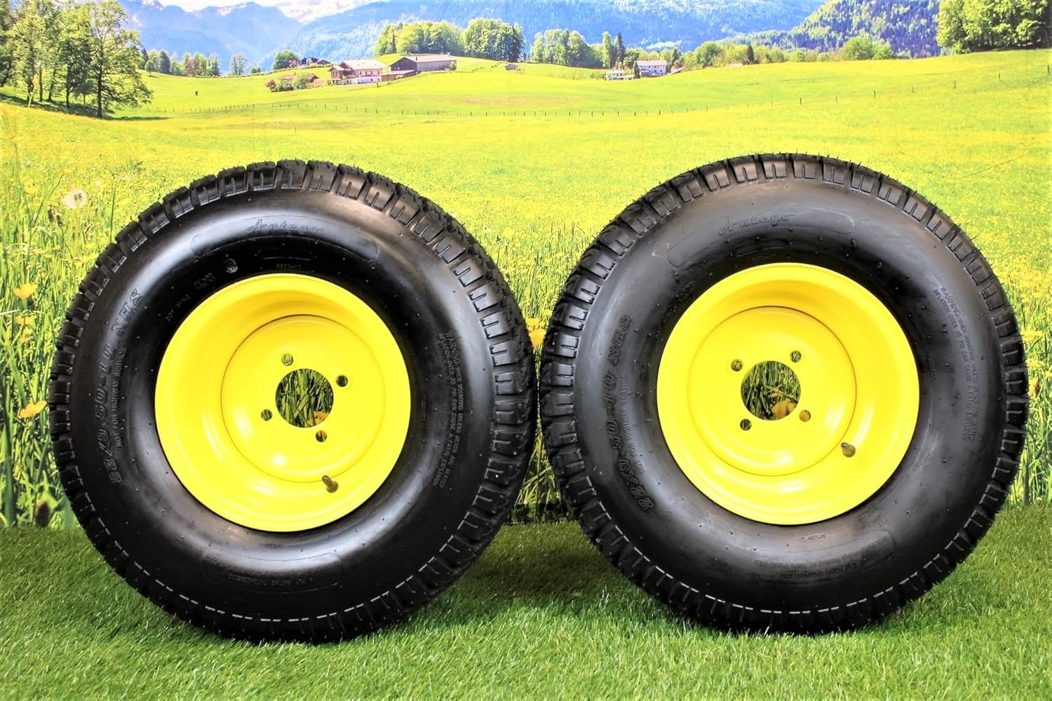 22x9.50-10 4 Ply Turf Tires Set of 2 F400082