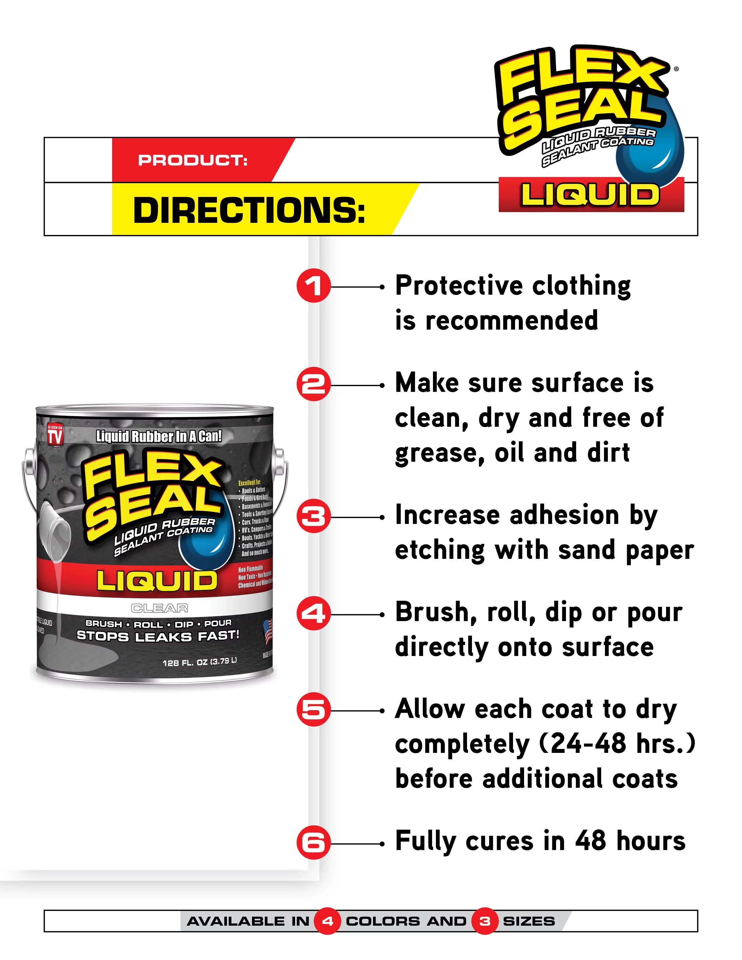 White 32 oz Liquid Rubber Sealant Coating U404