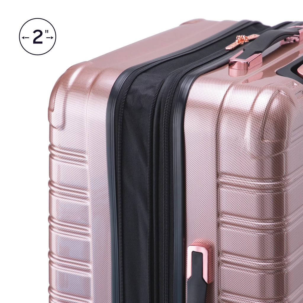 24" Hardside Fibertech Checked Luggage H8299