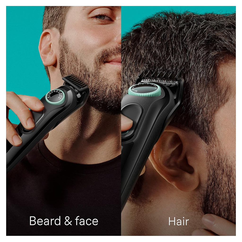5-in-1 Trimmer for Men with Beard Trimmer, Ear & Nose Trimmer, Hair Clippers, Black Y3571