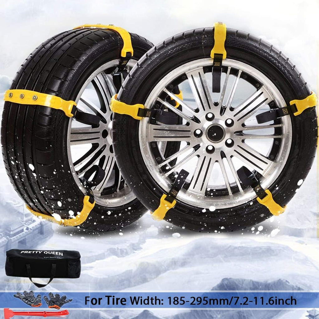 10 Pcs Car Tire Chains for Snow Ice Mud X54082