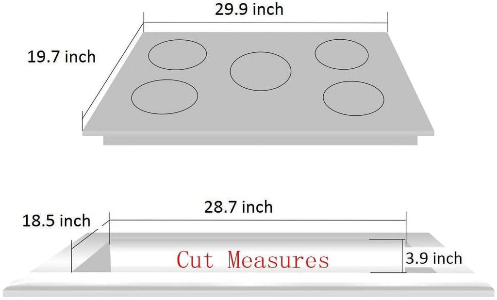30 inch Gas Cooktop Tempered Glass 5 Burners Stove Top R901
