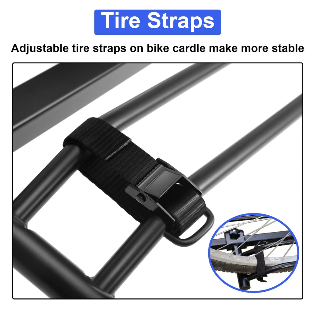2" Hitch Receiver Foldable Tray 4 Bike Rack Z769619