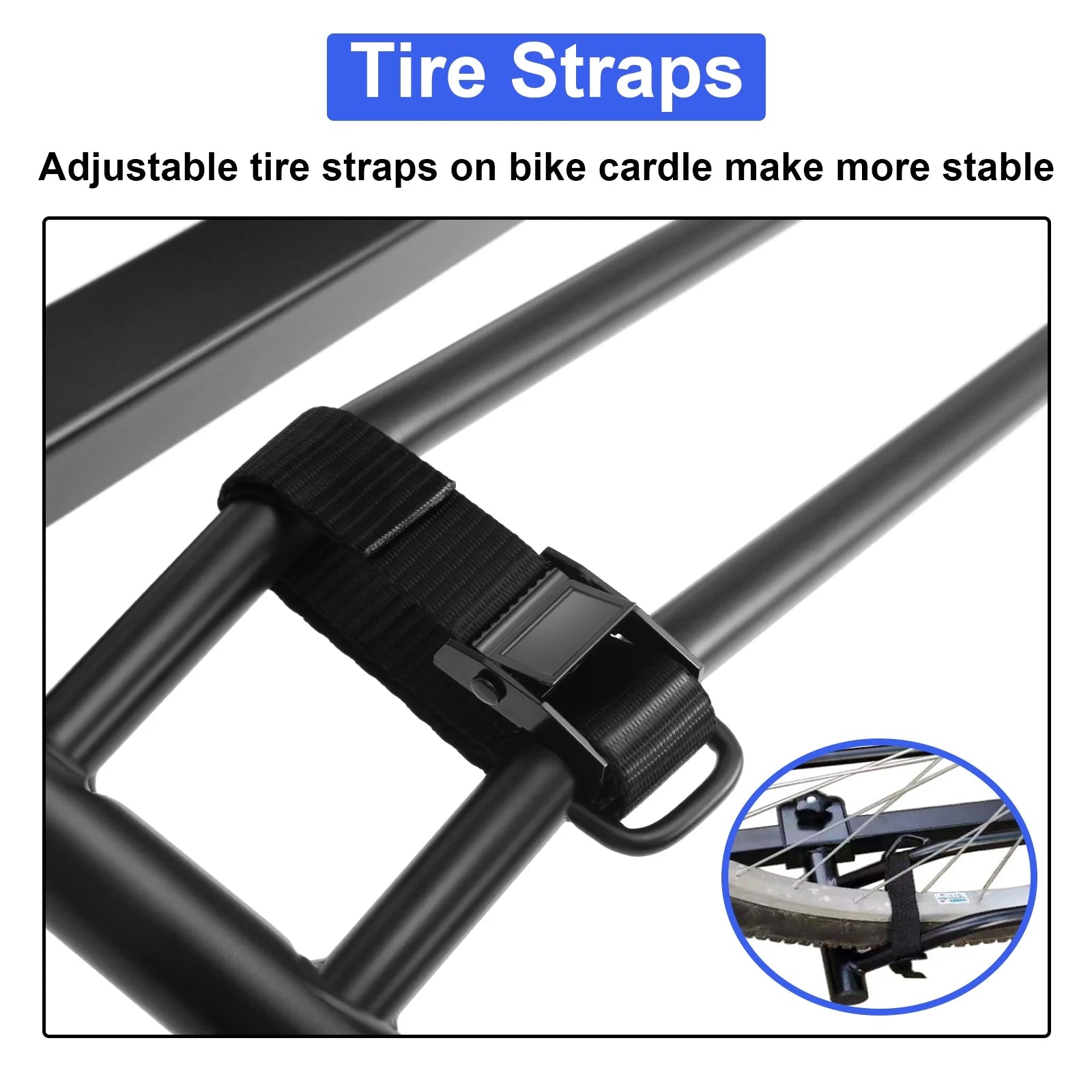2" Hitch Receiver Foldable Tray 4 Bike Rack Z769619