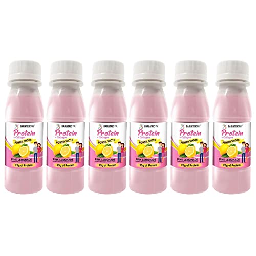 Pink Lemonade 25g Whey Protein & Collagen Power Shots (48 Bottles) V5355