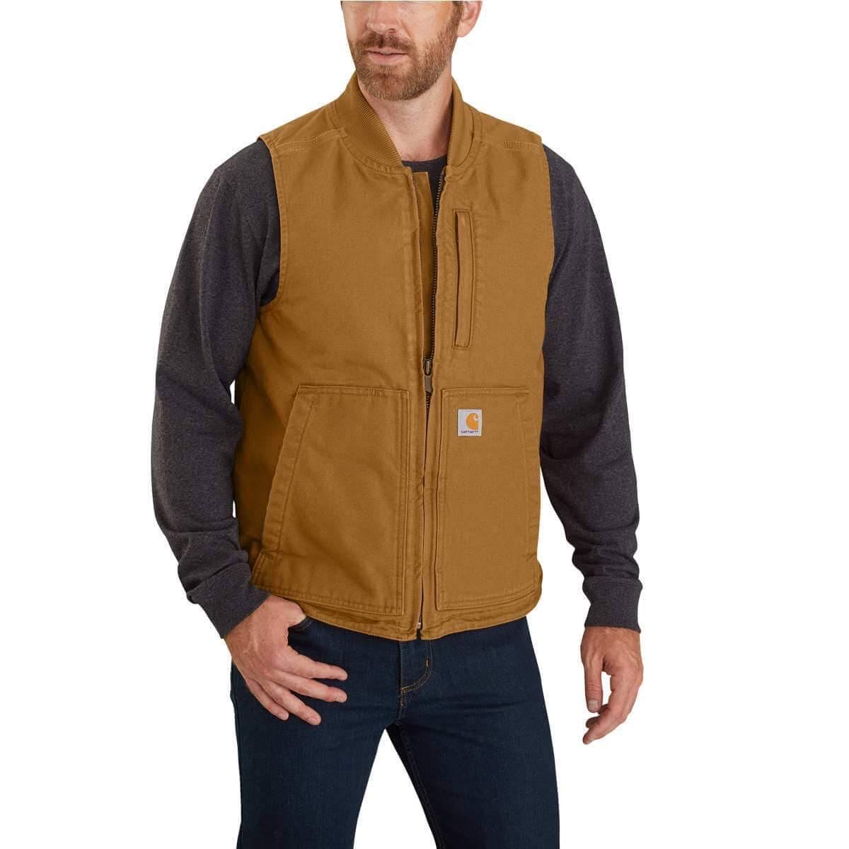 Dark Brown Insulated Duck Vest E627871