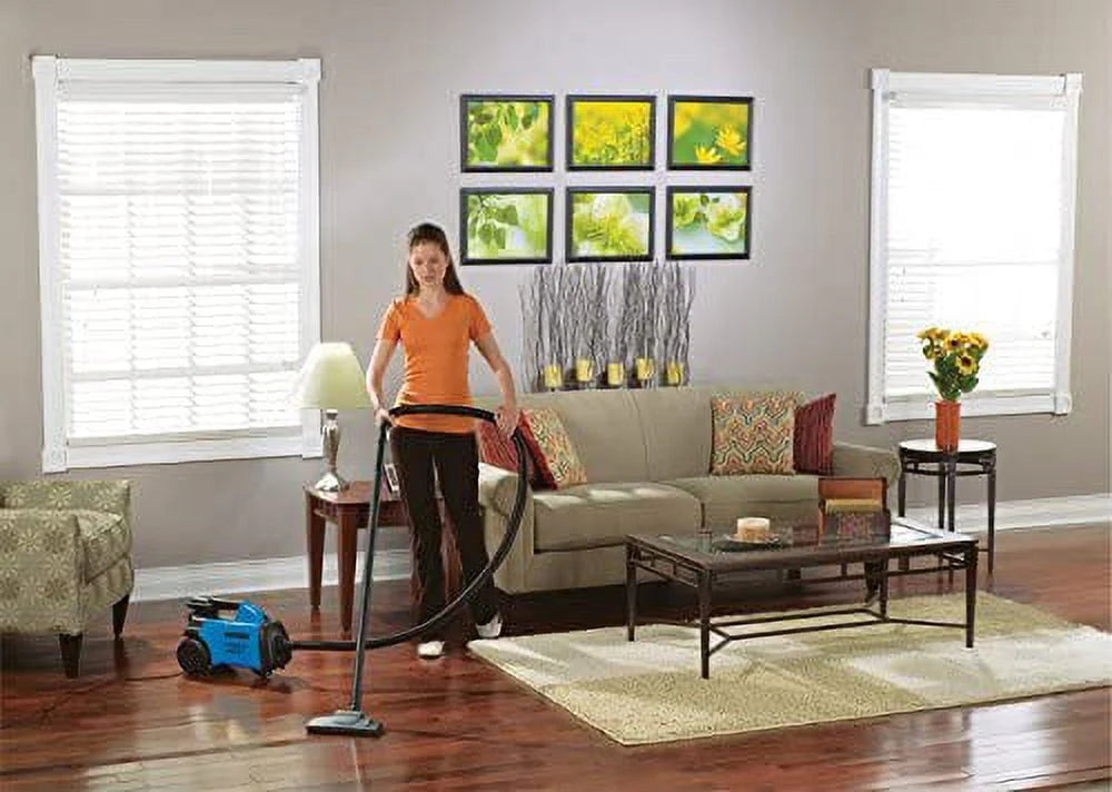 Blue Canister Vacuum Cleaner with 2 Bags C11797