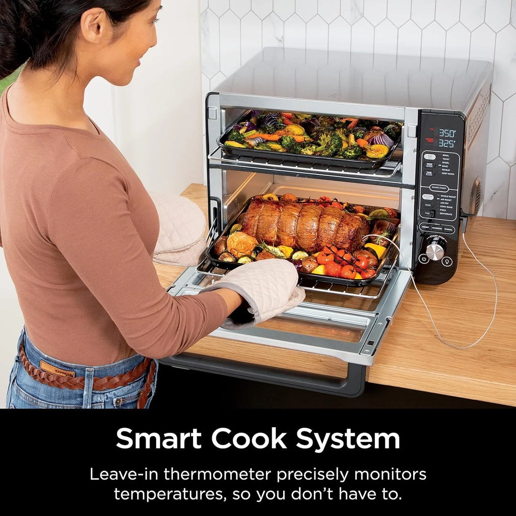 Stainless Steel Double Oven with Air Fry Y742