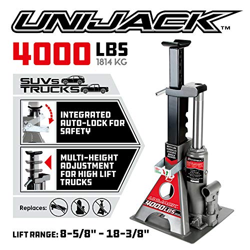 3 Ton Bottle Jack and Jack Stands with 6000 Pound Capacity G29932