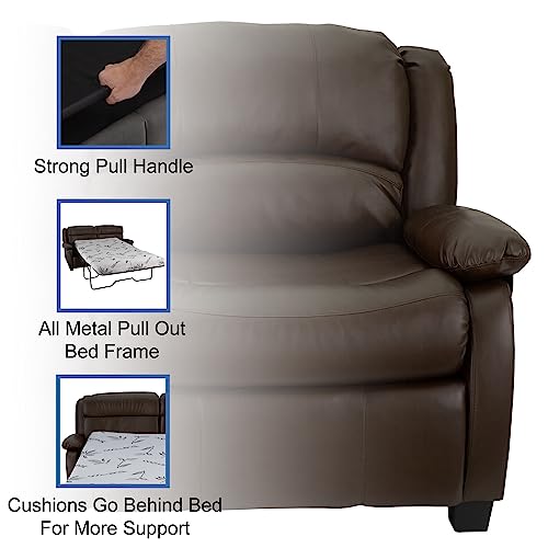 Toffee Memory Foam Sleeper Sofa T346682