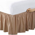 White King 14 Inch Drop Length Microfiber Bed Skirt T125