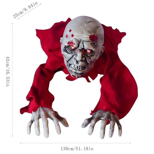 Halloween Zombie Groundbreaker Decoration with Scary Sound Glowing Eyes E981845