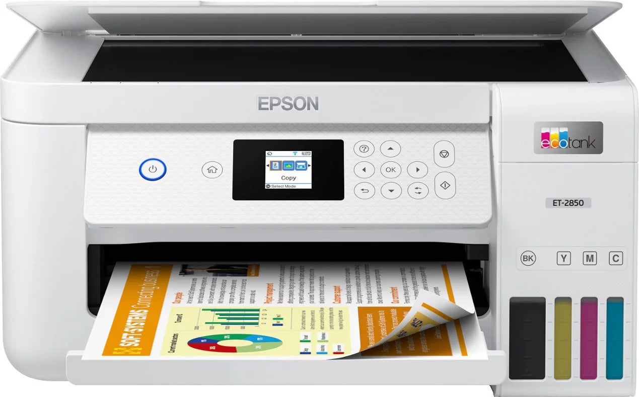 White All-in-One Supertank Inkjet Printer V9705