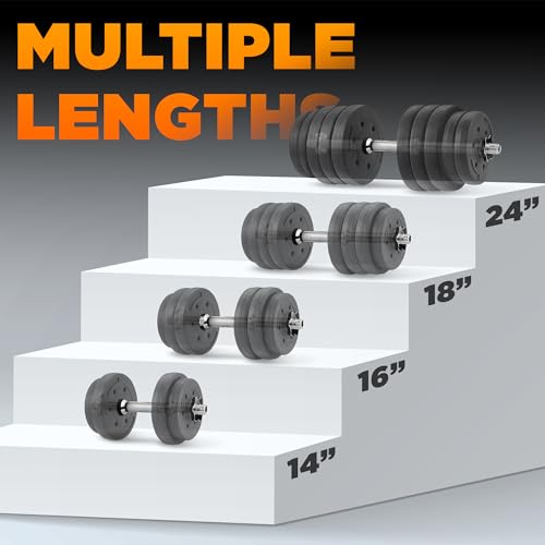 Pair of Threaded Dumbbell Handles J689