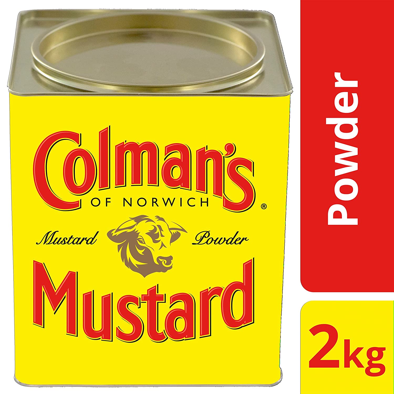 Double Superfine Mustard Powder, 4 Pound 6 Ounce Tin X421630