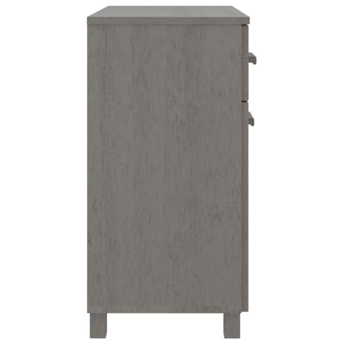 Light Gray Solid Wood Pine Sideboard J87573