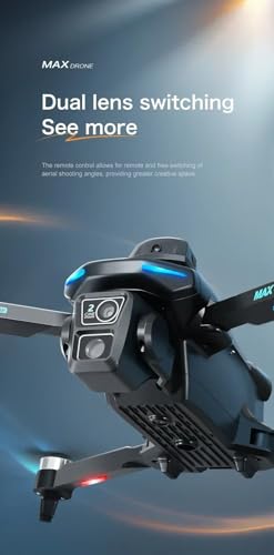 Foldable Drone with Dual 2K Camera, 2 Batteries X82950